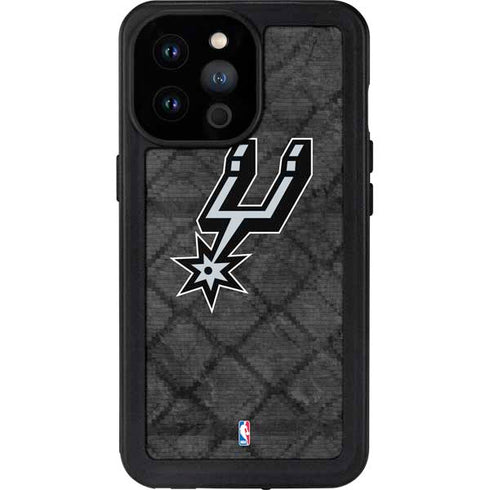 NBA San Antonio Spurs Dark Rust iPhone 14 Pro Max Waterproof Case
