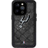 NBA San Antonio Spurs Dark Rust iPhone 14 Pro Waterproof Case