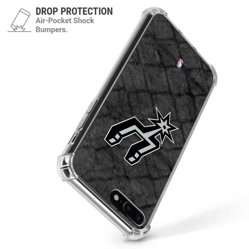 NBA San Antonio Spurs Dark Rust iPhone 7/8 Plus Clear Case