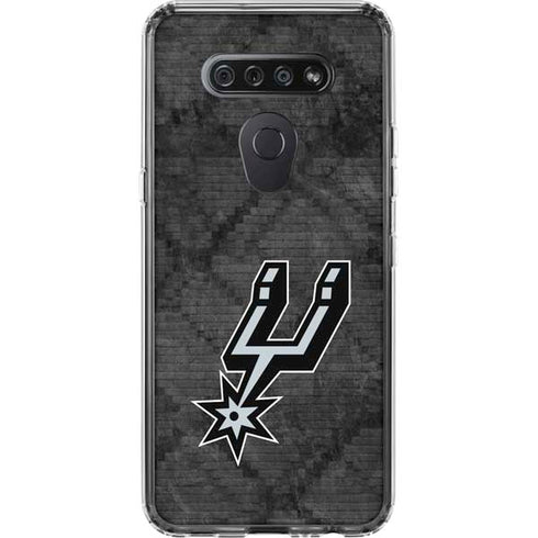 NBA San Antonio Spurs Dark Rust LG K51/Q51 Clear Case