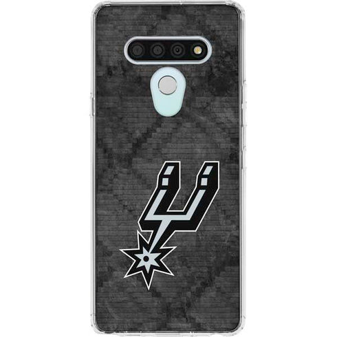 NBA San Antonio Spurs Dark Rust LG Stylo 6 Clear Case