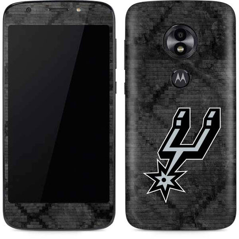 NBA San Antonio Spurs Dark Rust Moto E5 Play Skin