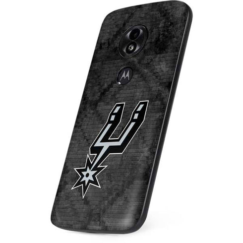 NBA San Antonio Spurs Dark Rust Moto E5 Play Skin