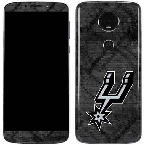 NBA San Antonio Spurs Dark Rust Moto E5 Plus Skin