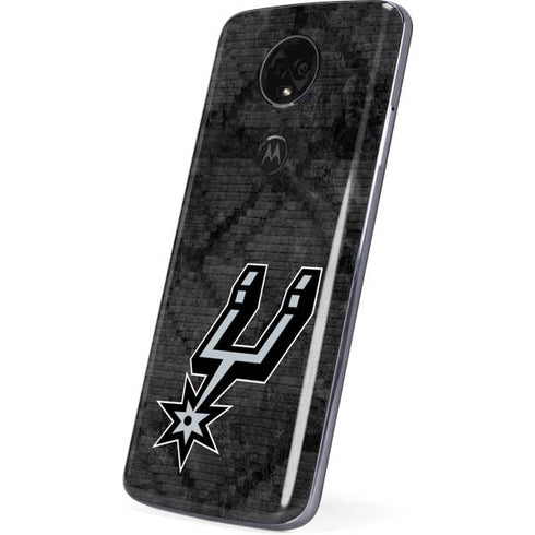 NBA San Antonio Spurs Dark Rust Moto E5 Plus Skin