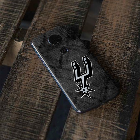 NBA San Antonio Spurs Dark Rust Moto E5 Plus Skin