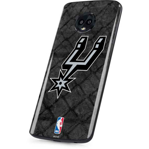 NBA San Antonio Spurs Dark Rust Moto G6 Skin