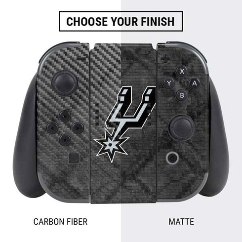 NBA San Antonio Spurs Dark Rust Nintendo Switch Bundle Skin