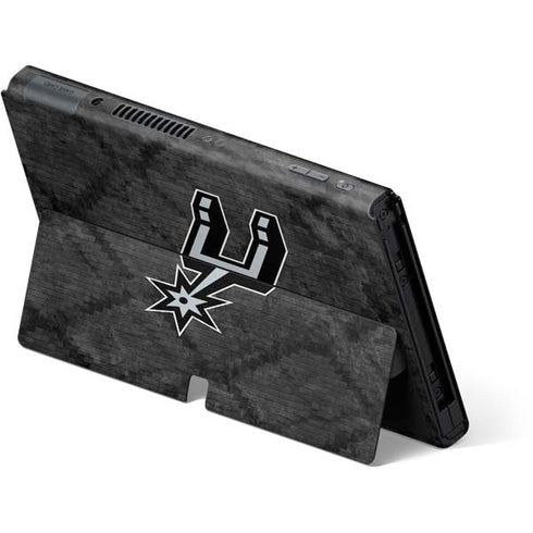 NBA San Antonio Spurs Dark Rust Nintendo Switch OLED (2021) Skin