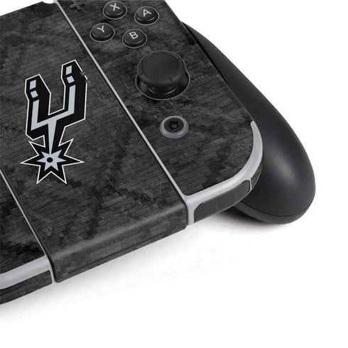 NBA San Antonio Spurs Dark Rust Nintendo Switch OLED (2021) Skin