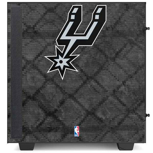 NBA San Antonio Spurs Dark Rust NZXT H510 Compact ATX Mid-Tower Case Skin