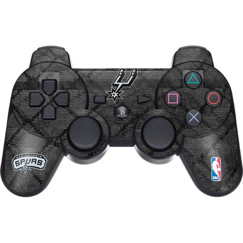 NBA San Antonio Spurs Dark Rust PS3 Dual Shock wireless controller Skin