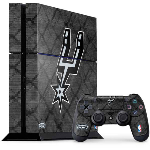 NBA San Antonio Spurs Dark Rust PS4 Console and Controller Bundle Skin