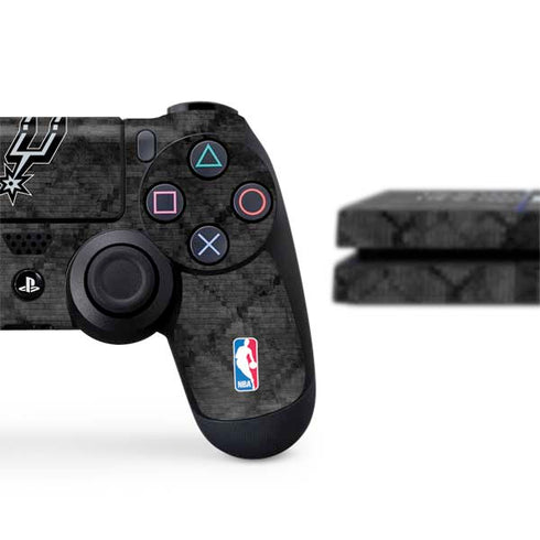 NBA San Antonio Spurs Dark Rust PS4 Console and Controller Bundle Skin
