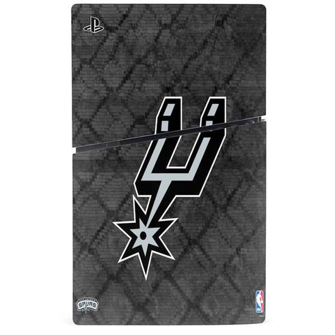 NBA San Antonio Spurs Dark Rust PS5 Slim Disk Bundle Skin