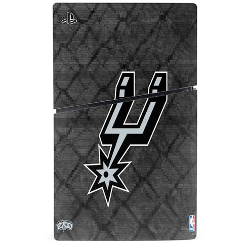 NBA San Antonio Spurs Dark Rust PS5 Slim Disk Console Skin
