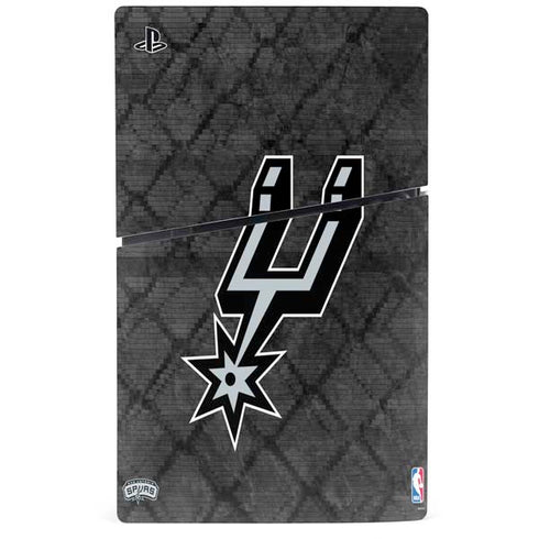 NBA San Antonio Spurs Dark Rust PS5 Slim Digital Edition Console Skin