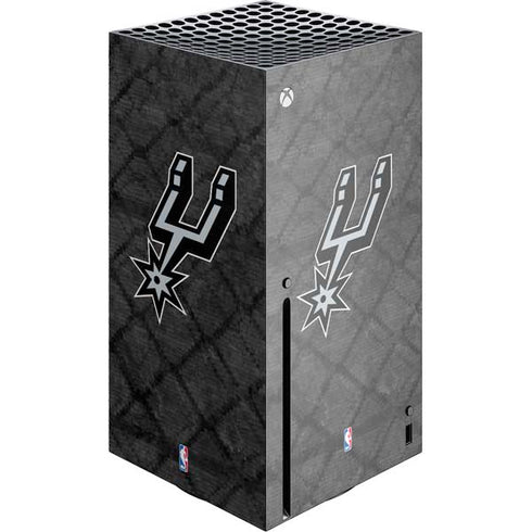 NBA San Antonio Spurs Dark Rust Xbox Series X Console Skin