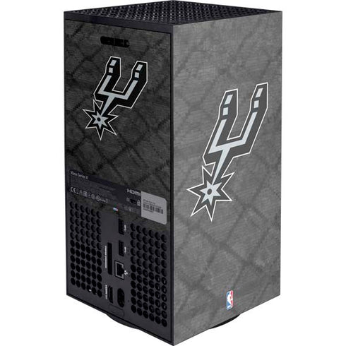 NBA San Antonio Spurs Dark Rust Xbox Series X Console Skin
