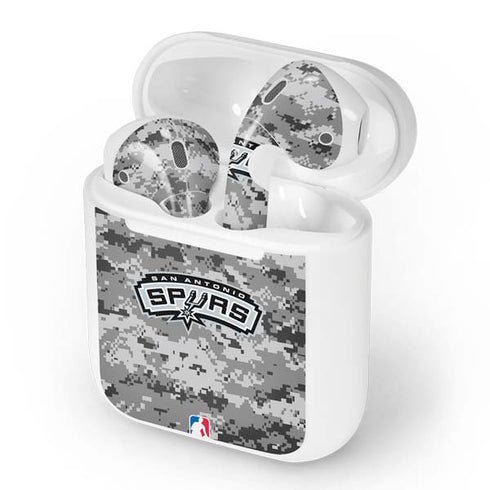 NBA San Antonio Spurs Digi Camo Apple AirPods Skin