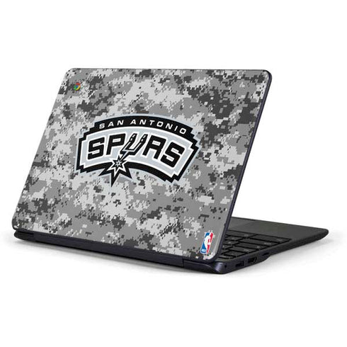 NBA San Antonio Spurs Digi Camo Samsung Chromebook Skin