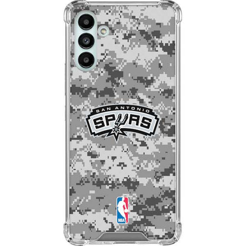 NBA San Antonio Spurs Digi Camo Galaxy A13 5G Clear Case