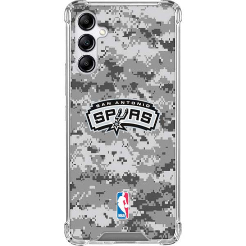 NBA San Antonio Spurs Digi Camo Galaxy A15 5G Clear Case