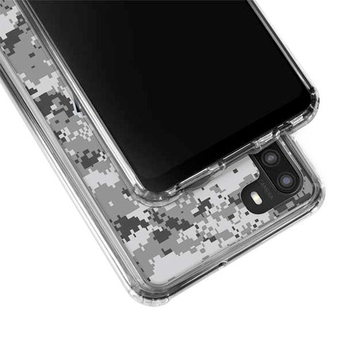 NBA San Antonio Spurs Digi Camo Galaxy A21 Clear Case