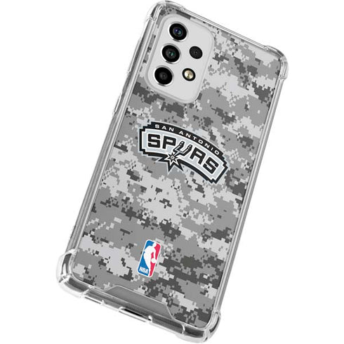 NBA San Antonio Spurs Digi Camo Galaxy A33 5G Clear Case