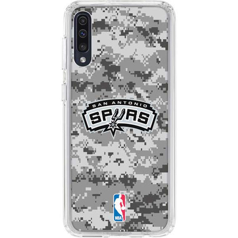 NBA San Antonio Spurs Digi Camo Galaxy A50 Clear Case