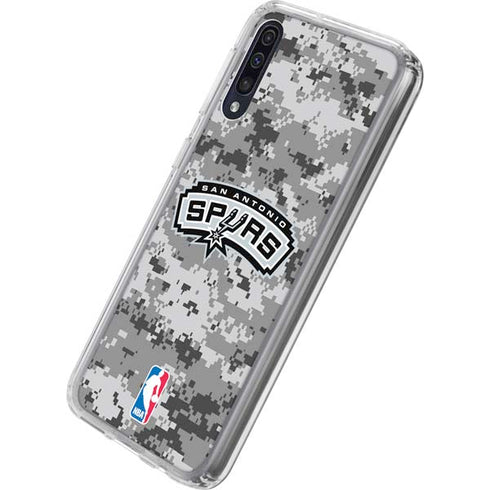 NBA San Antonio Spurs Digi Camo Galaxy A50 Clear Case