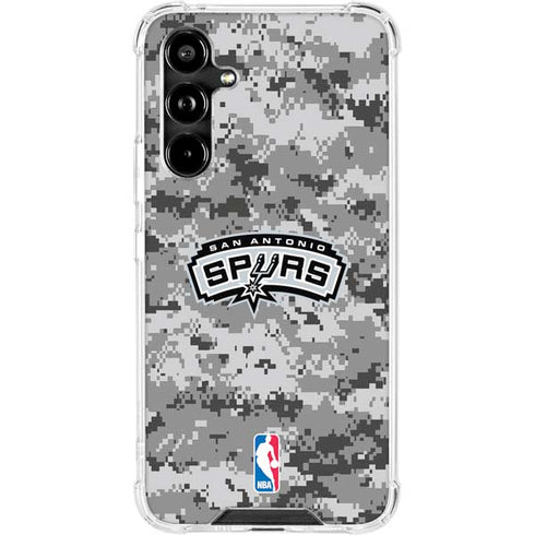 NBA San Antonio Spurs Digi Camo Galaxy A54 5G Clear Case