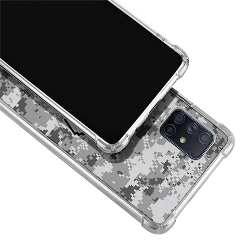 NBA San Antonio Spurs Digi Camo Galaxy A71 5G Clear Case