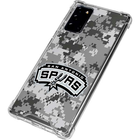 NBA San Antonio Spurs Digi Camo Galaxy Note20 5G Clear Case