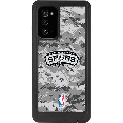NBA San Antonio Spurs Digi Camo Galaxy Note20 5G Waterproof Case