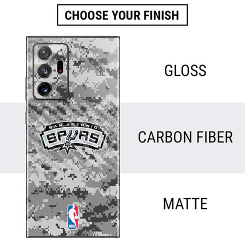 NBA San Antonio Spurs Digi Camo Galaxy Note20 Ultra 5G Skin