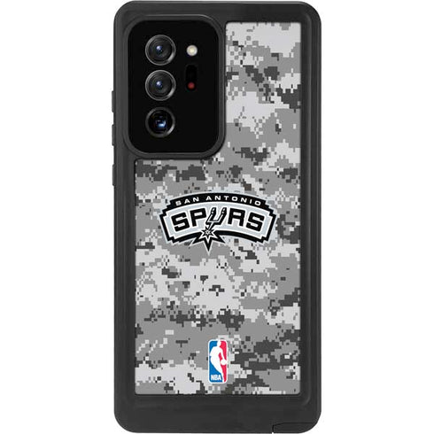 NBA San Antonio Spurs Digi Camo Galaxy Note20 Ultra 5G Waterproof Case