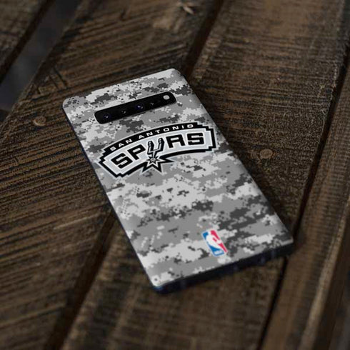 NBA San Antonio Spurs Digi Camo Galaxy S10 Plus Skin