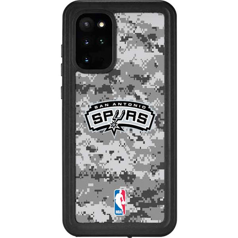 NBA San Antonio Spurs Digi Camo Galaxy S20 Plus Waterproof Case