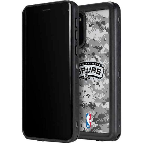 NBA San Antonio Spurs Digi Camo Galaxy S20 Plus Waterproof Case