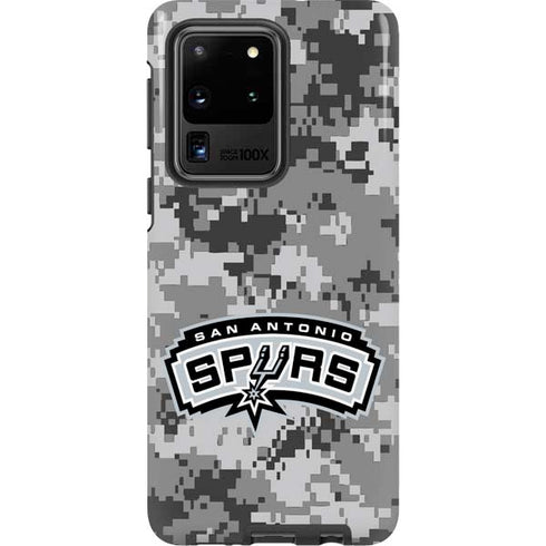 NBA San Antonio Spurs Digi Camo Galaxy S20 Ultra 5G Pro Case