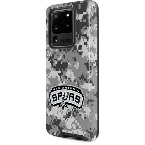 NBA San Antonio Spurs Digi Camo Galaxy S20 Ultra 5G Pro Case