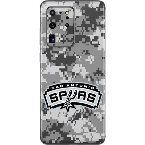 NBA San Antonio Spurs Digi Camo Galaxy S20 Ultra 5G Skin