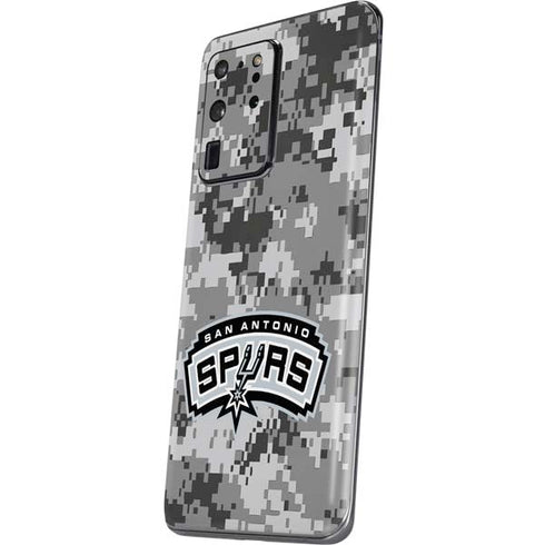 NBA San Antonio Spurs Digi Camo Galaxy S20 Ultra 5G Skin