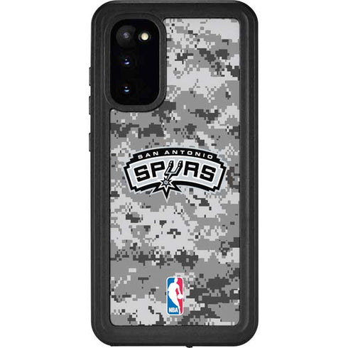 NBA San Antonio Spurs Digi Camo Galaxy S20 Waterproof Case