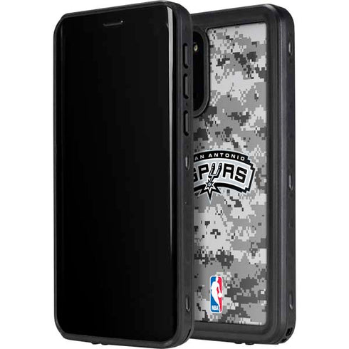 NBA San Antonio Spurs Digi Camo Galaxy S20 Waterproof Case