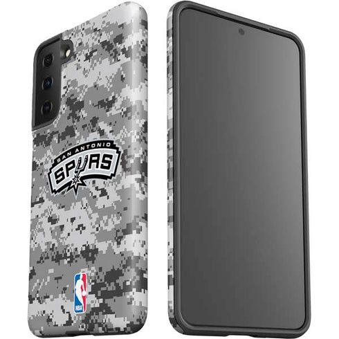 NBA San Antonio Spurs Digi Camo Galaxy S21 Plus 5G Pro Case