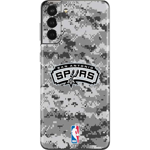 NBA San Antonio Spurs Digi Camo Galaxy S21 Plus 5G Skin