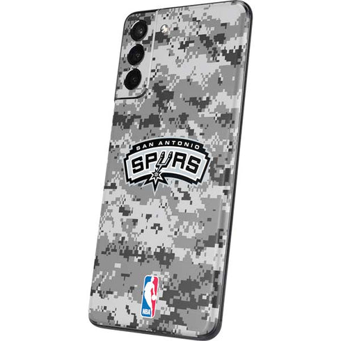NBA San Antonio Spurs Digi Camo Galaxy S21 Plus 5G Skin