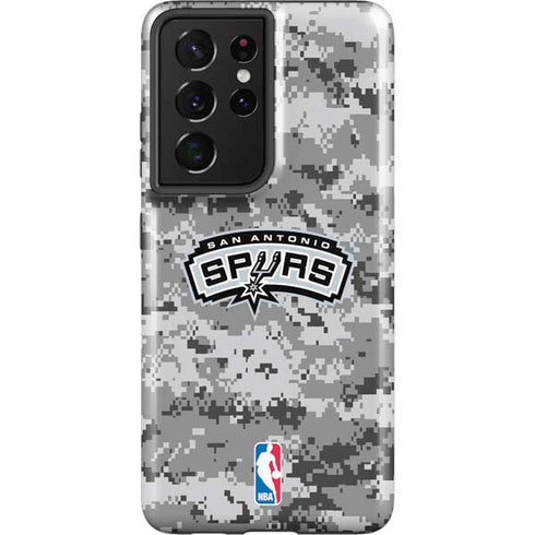 NBA San Antonio Spurs Digi Camo Galaxy S21 Ultra 5G Pro Case